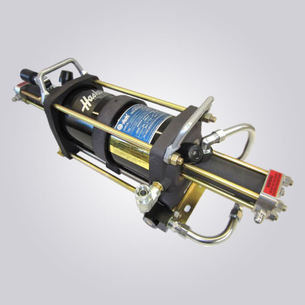 Haskel double-acting gas booster AGD- series
