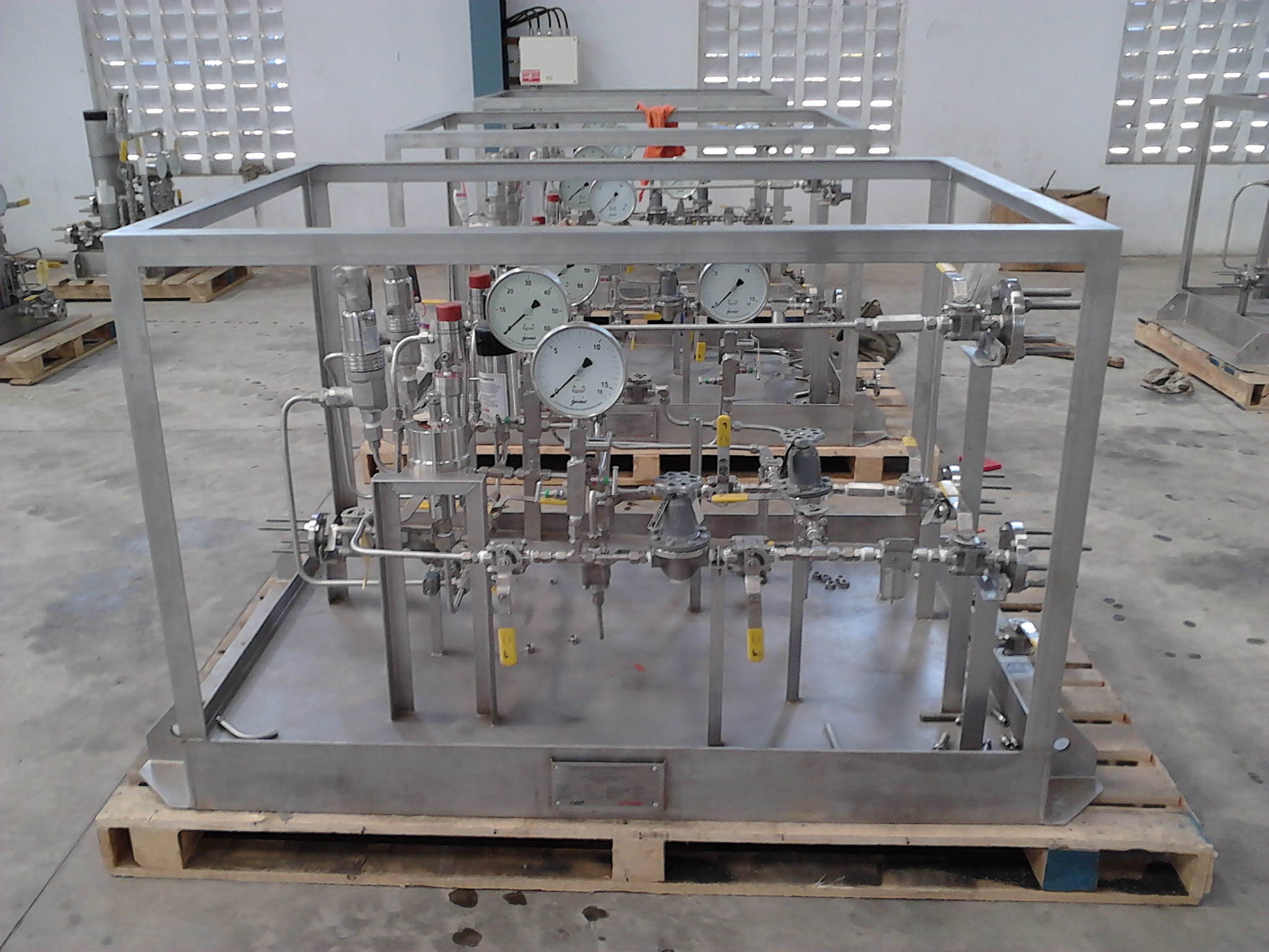 Chemical Metering Pump Skid with “W + S” API-675 Pneumatic Operated Pumps